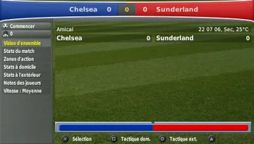 Football Manager Handheld 2007 (EU) screen shot game playing